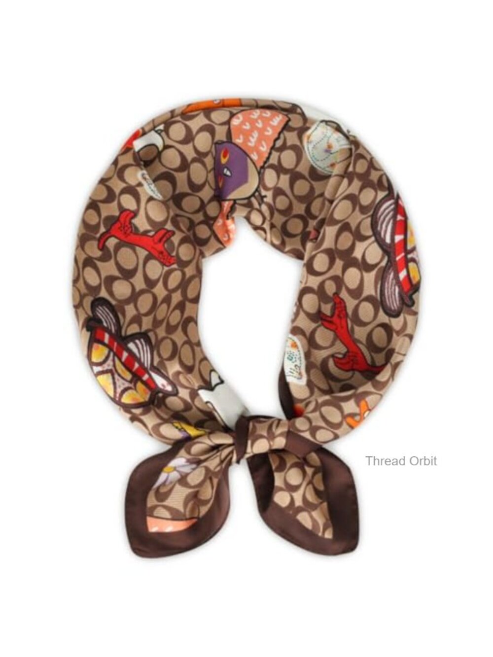 Silk Satin Head Scarf Hair Bandana Neck Wrap 27.5x27.5